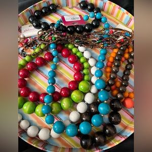 Assortment of costume jewelry